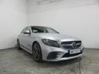 Used Mercedes C220 AMG line 194 HP (142 kW) 2018 Silver Sedan