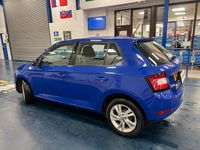 Used Skoda Fabia SE 60 HP (44 kW) 2021 Blue Hatchback