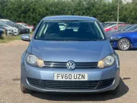 Used VW Golf VI SE 105 HP (77 kW) 2010 Blue Hatchback