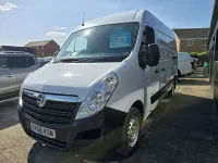 Begagnad Vauxhall Movano 2018 Vit Minibuss