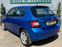 Used Skoda Fabia SE L 95 HP (69 kW) 2018 Blue Hatchback