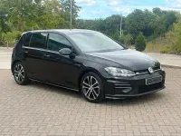 Used VW Golf VII R-line 150 HP (110 kW) 2019 Black Hatchback