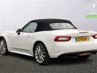 used Fiat 124 Spider CONVERTIBLE 1.4 Multiair Lusso Plus 2dr [Rear parking sensors,Rear parking camera,Cruise control + speed limiter,Electrically adjustable door mirrors,Leather steering wheel with audio controls,17"Alloys]