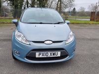 Used Ford Fiesta Zetec 2010 Blue Hatchback