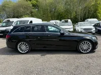Käytetty Mercedes C300 AMG line 2016 Musta Farmari