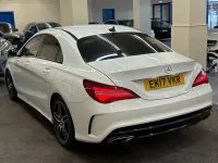 Used Mercedes CLA220 AMG line 2017 White Coupe