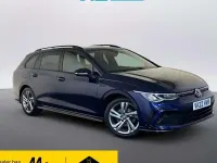 Used VW Golf VIII R-line 150 HP (110 kW) 2022 Blue Estate