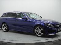 Used Mercedes C200 AMG line 2017 Blue Estate
