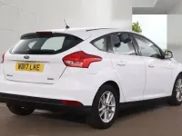 Used Ford Focus Zetec 100 HP (73 kW) 2017 White Hatchback