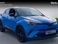 Used Toyota C-HR 122 HP (89 kW) 2019 Cyan splash bitone SUV