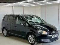 Used VW Touran SE 105 HP (77 kW) 2013 Black MPV