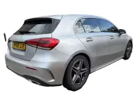 Used Mercedes A250 AMG line 224 HP (164 kW) 2018 Silver Hatchback