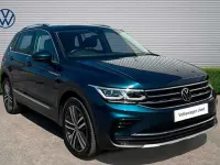 Used VW Tiguan Elegance 150 HP (110 kW) 2021 Nightshade blue metallic SUV