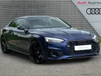 Used Audi A5 Black Edition 150 HP (110 kW) 2023 Blue Coupe