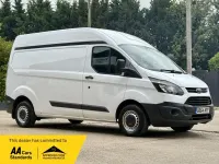 Used Ford Transit Custom 100 HP (73 kW) 2014 White Van
