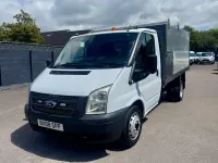 Used Ford Transit 100 HP (73 kW) 2008 White Cabriolet
