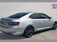 Used Skoda Superb SportLine 150 HP (110 kW) 2019 Silver Hatchback
