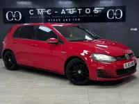Used VW Golf VII GTD 181 HP (133 kW) 2014 Red Hatchback
