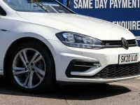 Used VW Golf VII R-line 150 HP (110 kW) 2020 White Hatchback