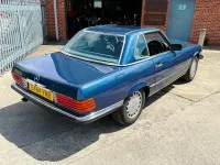 Used Mercedes SL500 1988 Blue Cabriolet