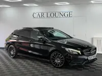 Used Mercedes CLA220 Shooting Brake AMG line 177 HP (130 kW) 2017 Black Estate