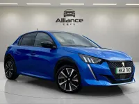 Used Peugeot e-208 GTi 100 kW (136 HP) 2021 Blue Hatchback