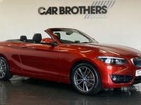 Used BMW 218 Sport Line 2020 Orange Cabriolet