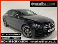 Used Mercedes E200 AMG line 184 HP (135 kW) 2019 Black Sedan