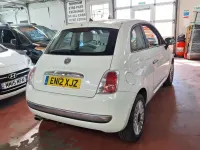 Second-hand Fiat 500 Lounge 69 CP (50 kW) 2012 Alb Hatchback