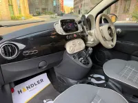 Used Fiat 500 Lounge 69 HP (50 kW) 2017 Black Hatchback