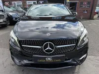 Used Mercedes A200 AMG Line Premium 136 HP (100 kW) 2017 Black Hatchback