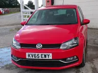 Used VW Polo SEL 90 HP (66 kW) 2015 Red Hatchback