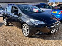 Used Vauxhall Corsa 75 HP (55 kW) 2017 Black Hatchback