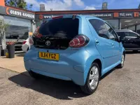 Begagnad Toyota Aygo 68 HK (50 kW) 2014 Blå Halvkombi