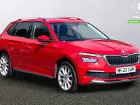 Used Skoda Kamiq SE L 116 HP (85 kW) 2020 Red SUV