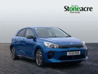 Used Kia Rio GT-Line S 118 HP (86 kW) 2021 Blue Hatchback