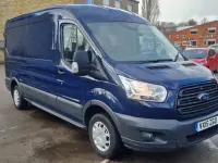 Used Ford Transit 125 HP (91 kW) 2015 Blue Van