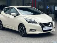 Used Nissan Micra Acenta 91 HP (66 kW) 2022 White Hatchback