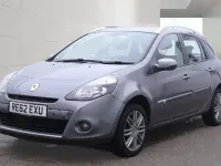 Used Renault Clio Dynamique 100 HP (73 kW) 2012 Grey Estate