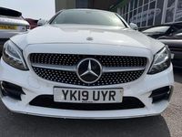 Used Mercedes C220 AMG line 2019 White Coupe
