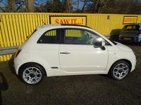Used Fiat 500 Lounge 69 HP (50 kW) 2011 White Hatchback
