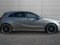 Used Mercedes A200 AMG line 134 HP (98 kW) 2018 Mountain grey Hatchback