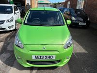 Used Mitsubishi Mirage 2013 Green Hatchback