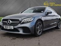 Used Mercedes C300 AMG line 258 HP (189 kW) 2019 Grey Coupe