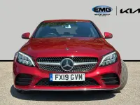 Used Mercedes C200 AMG line 198 HP (145 kW) 2019 Red Sedan