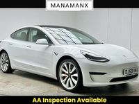 Used Tesla Model 3 Performance 461 kW (627 HP) 2019 White Sedan