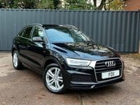 Begagnad Audi Q3 S-Line 150 HK (110 kW) 2017 Svart SUV