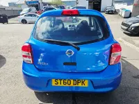Usata Nissan Micra Visia 98 CV (72 kW) 2011 Blu Utilitaria