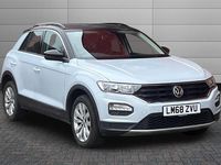 Used VW T-Roc SE 150 HP (110 kW) 2018 Pure white with black roof SUV