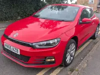 Used VW Scirocco 125 HP (91 kW) 2016 Red Coupe